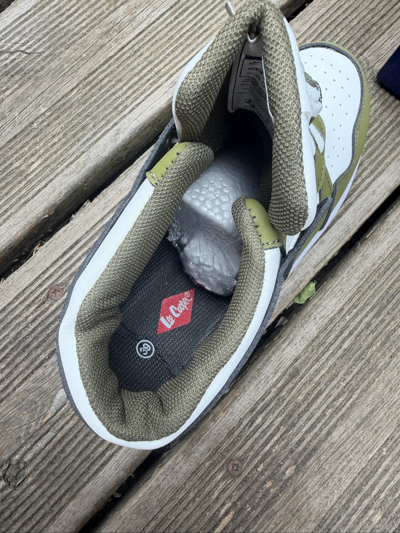 Cesto Lee Cooper montante cáqui tamanho 39 – photo 2
